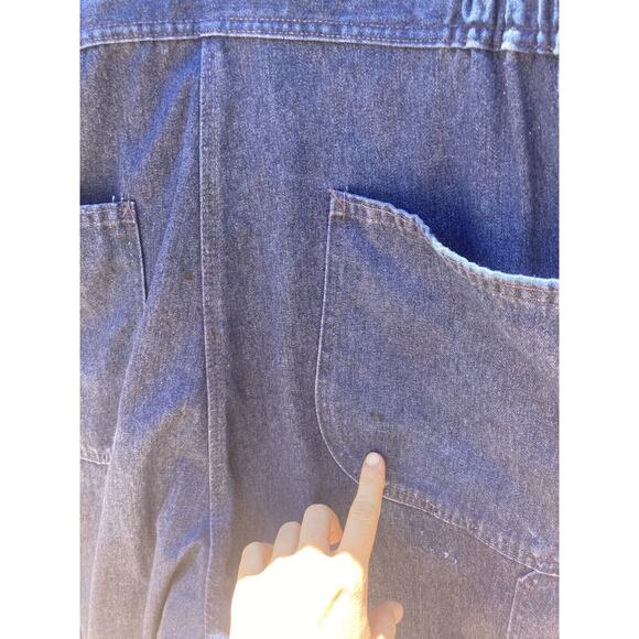 BIGMAC Denim Jumpsuit Coverall 70s Vintage Men's Work Wear - Picture 7 of 11